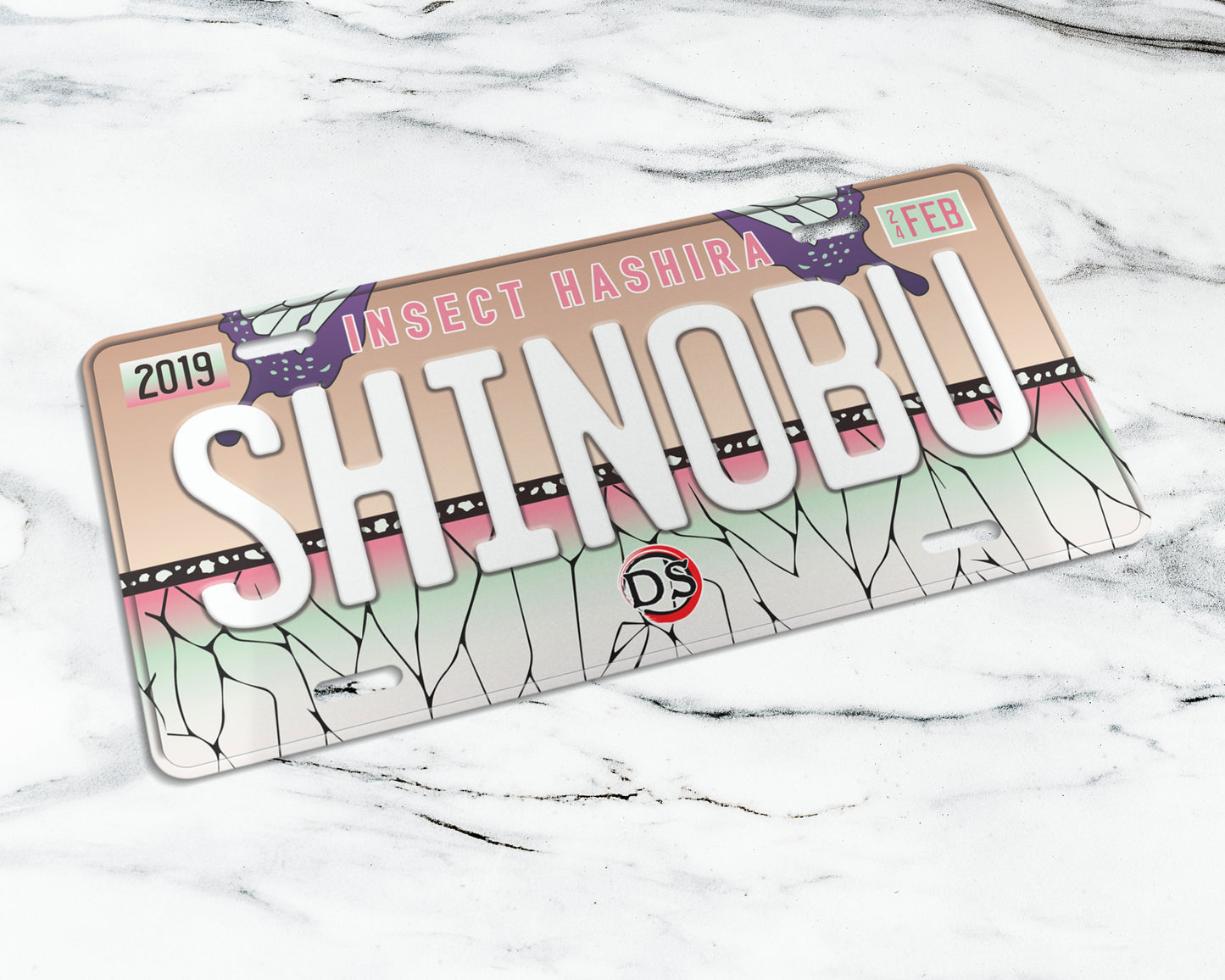 Set of the Hashira license plate