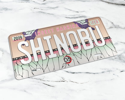 Set of the Hashira license plate