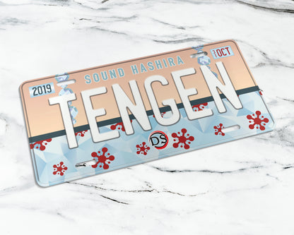 Set of the Hashira license plate