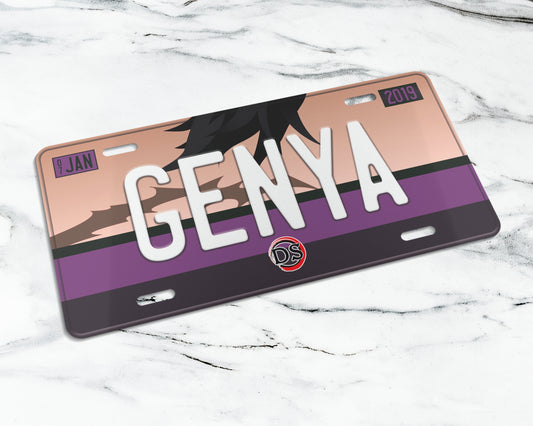 Genya license plate