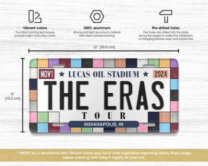 The Eras Tour license plate