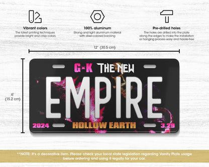 GxK: The New Empire (2024) movie license plate