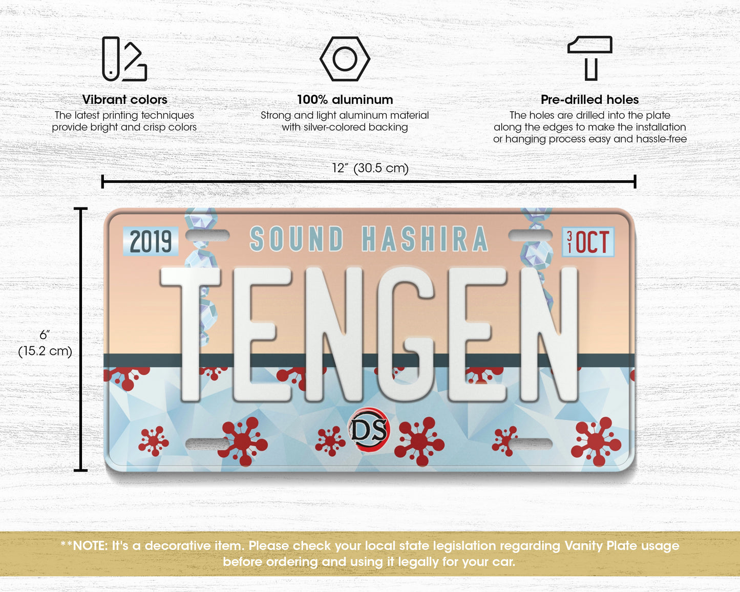 Tengen license plate