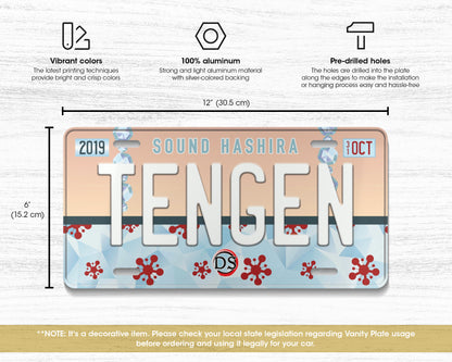 Tengen license plate