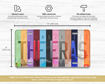 The Eras license plate