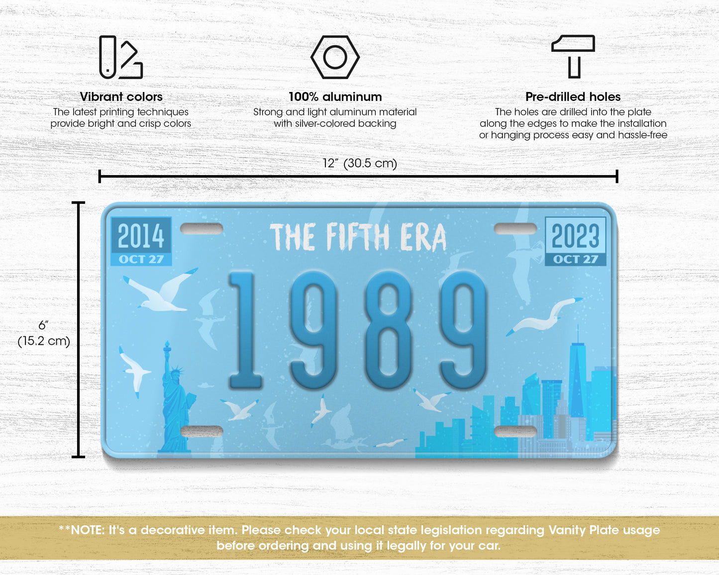 1989 era license plate