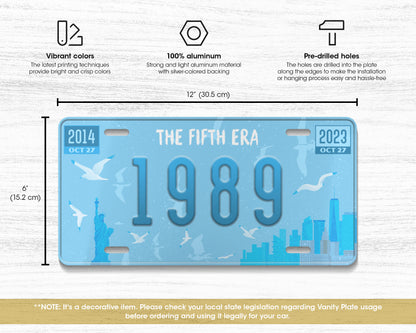1989 era license plate