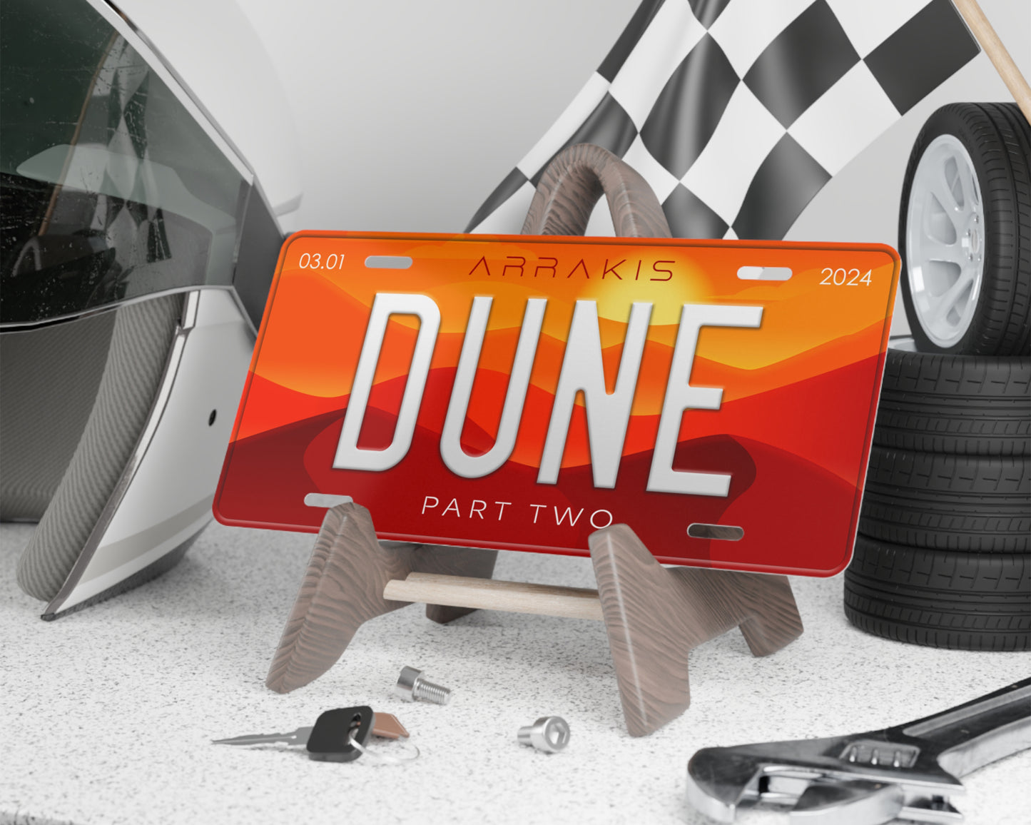 Dune Part 2 (2024) movie license plate
