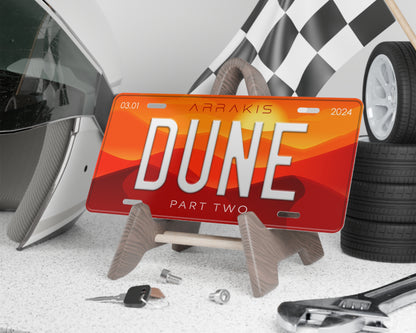 Dune Part 2 (2024) movie license plate
