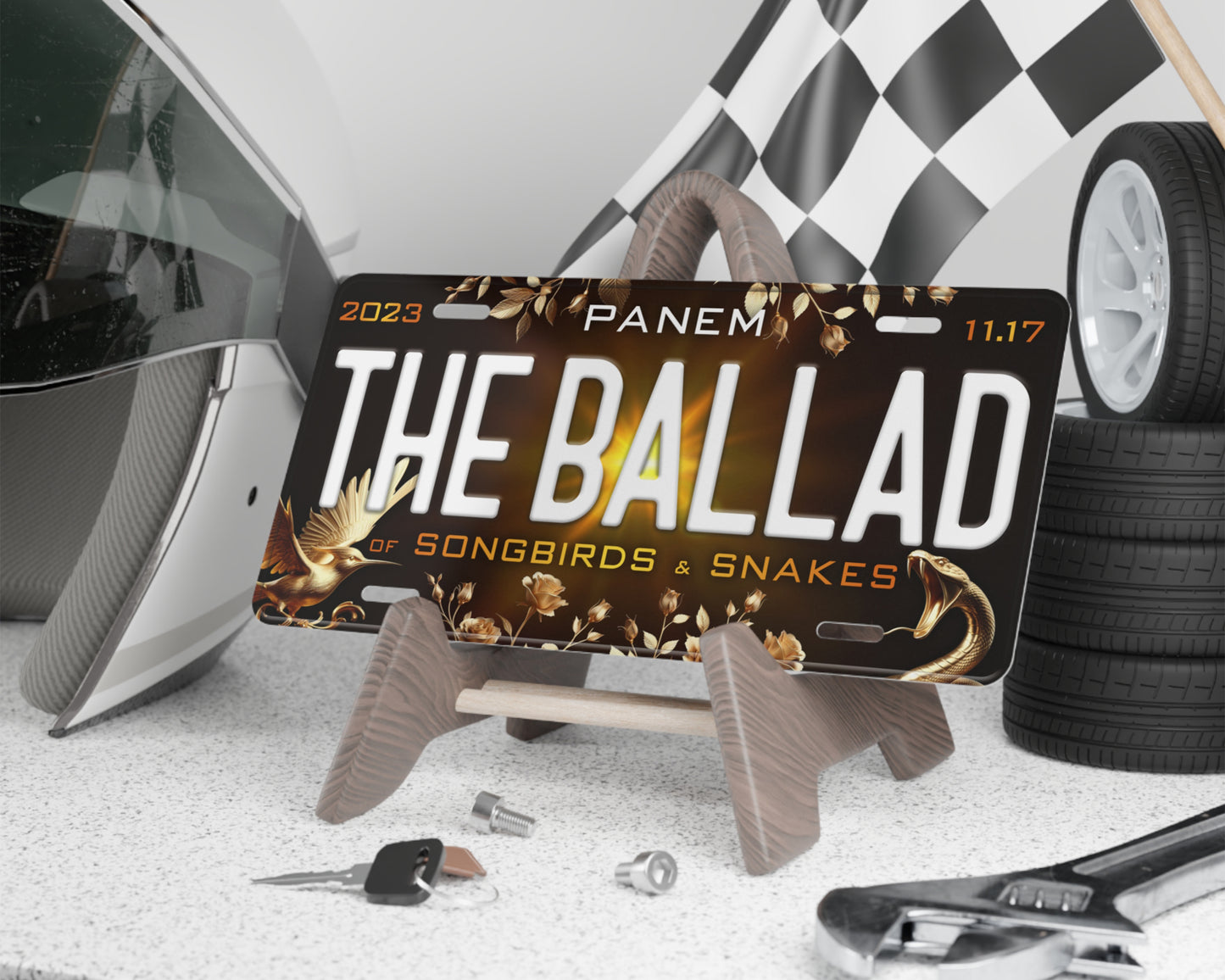 Ballad of Songbirds & Snakes (2023) movie license plate