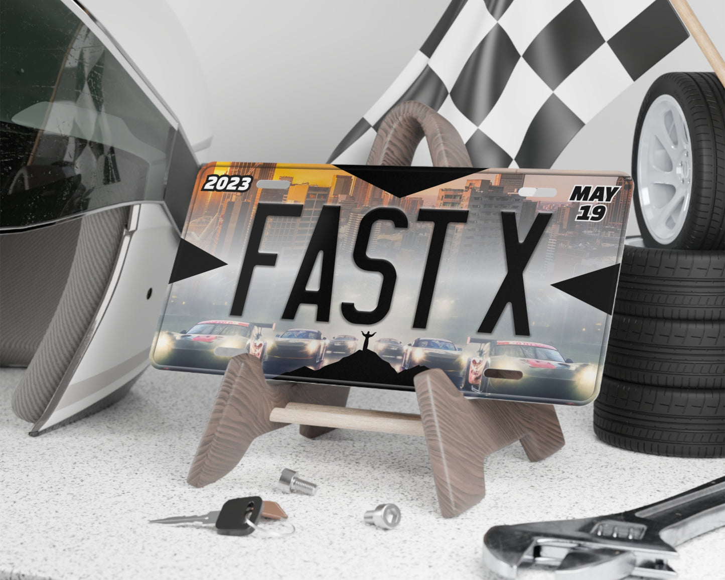FastX (2023) movie license plate