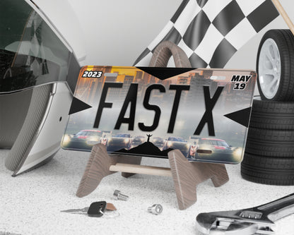 FastX (2023) movie license plate