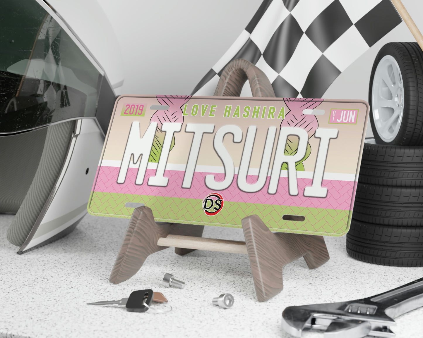 Mitsuri license plate