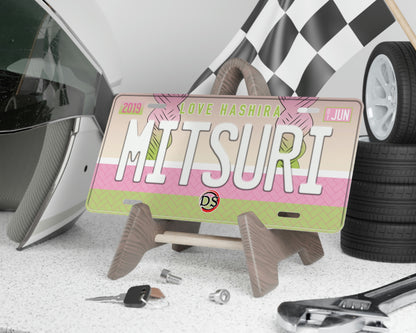 Mitsuri license plate