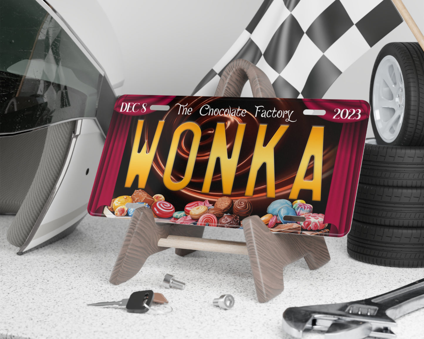 Wonka (2023) movie license plate