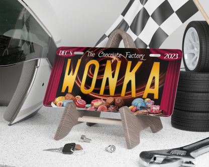 Wonka (2023) movie license plate