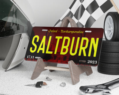 Saltburn (2023) movie license plate