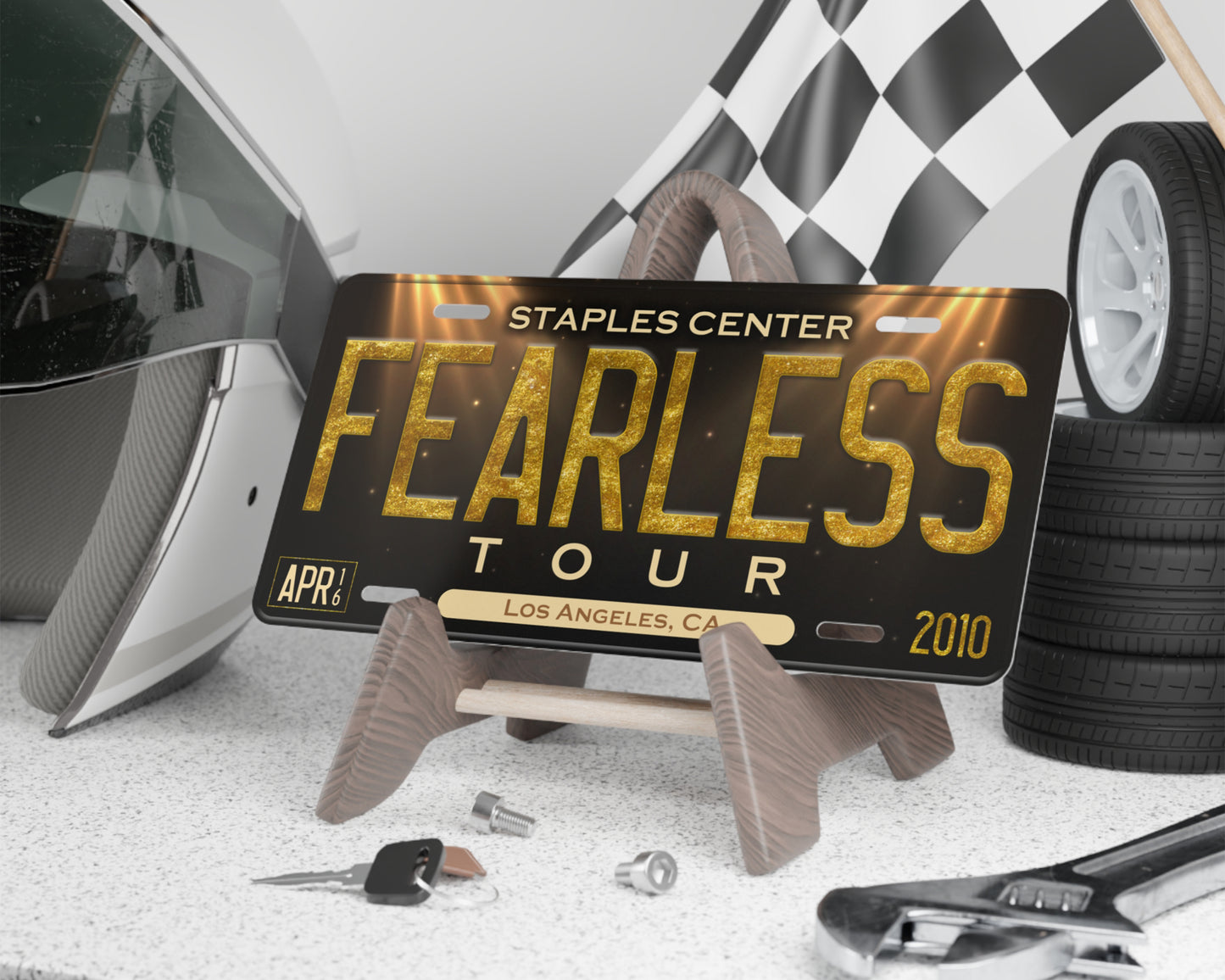 Fearless Tour license plate