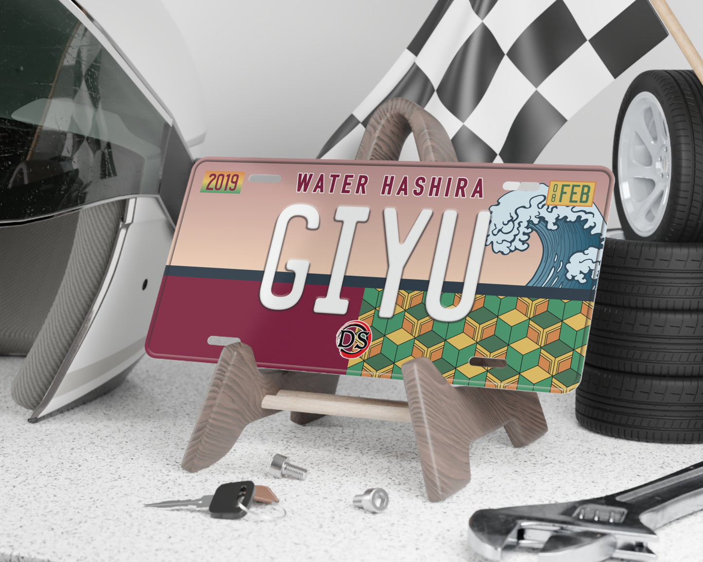 Giyu license plate