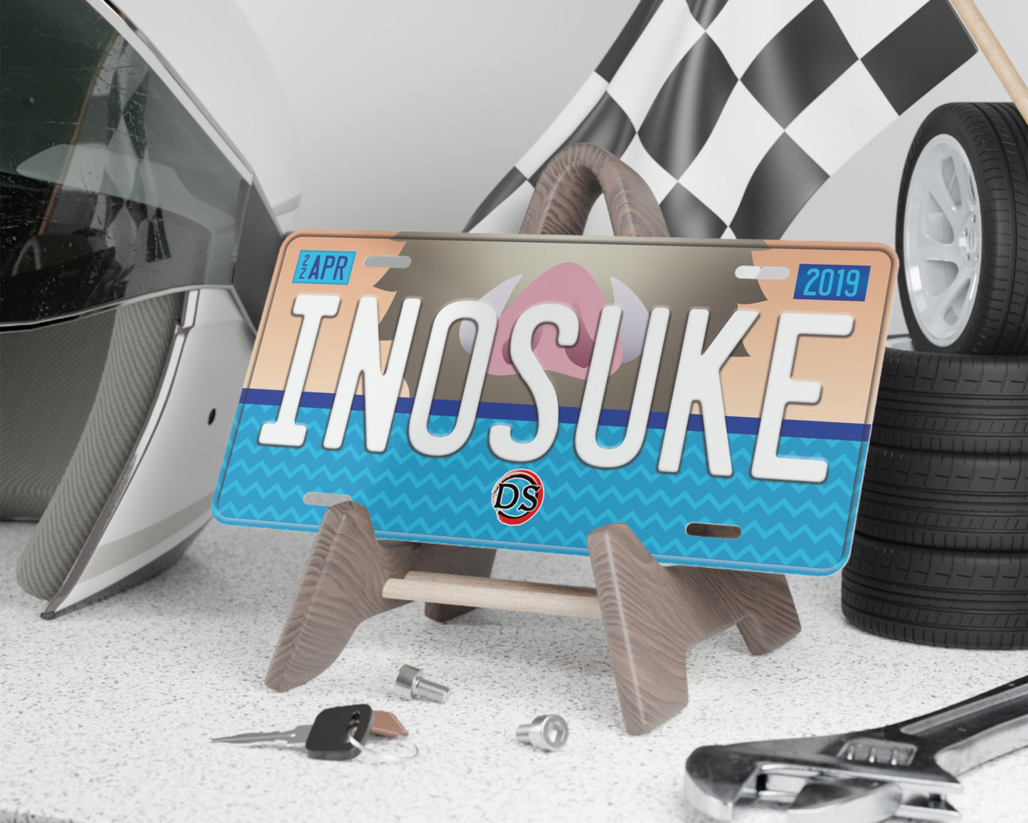 Inosuke license plate