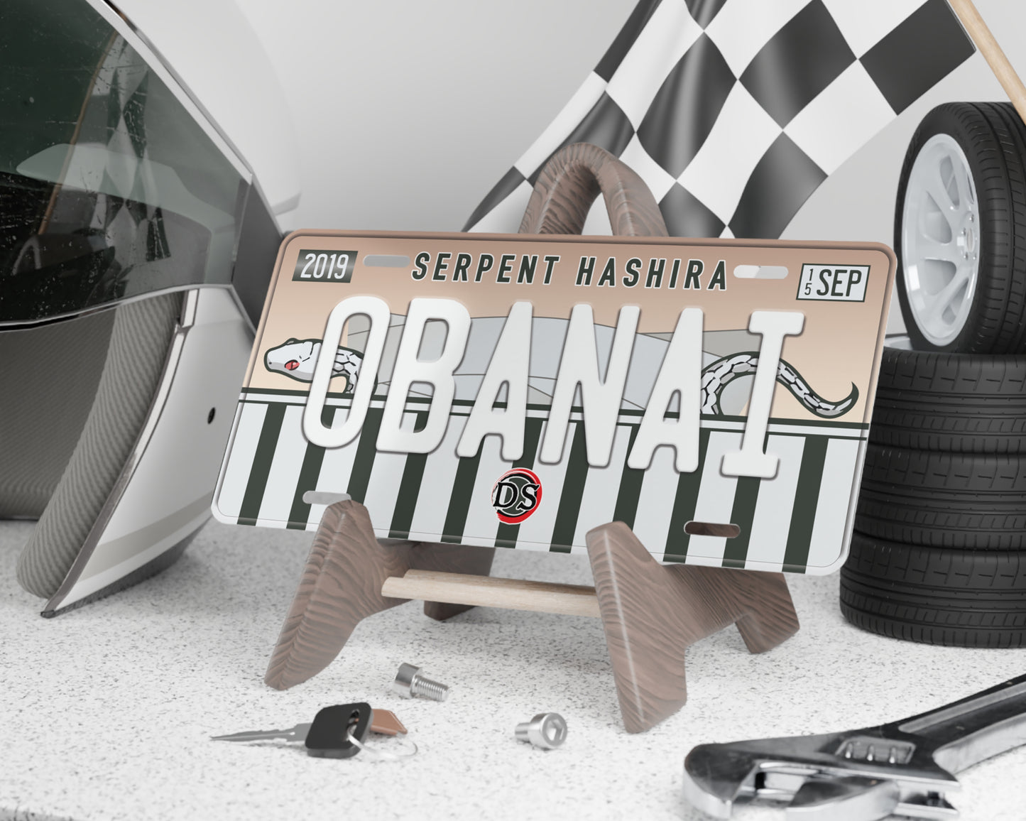 Obanai license plate