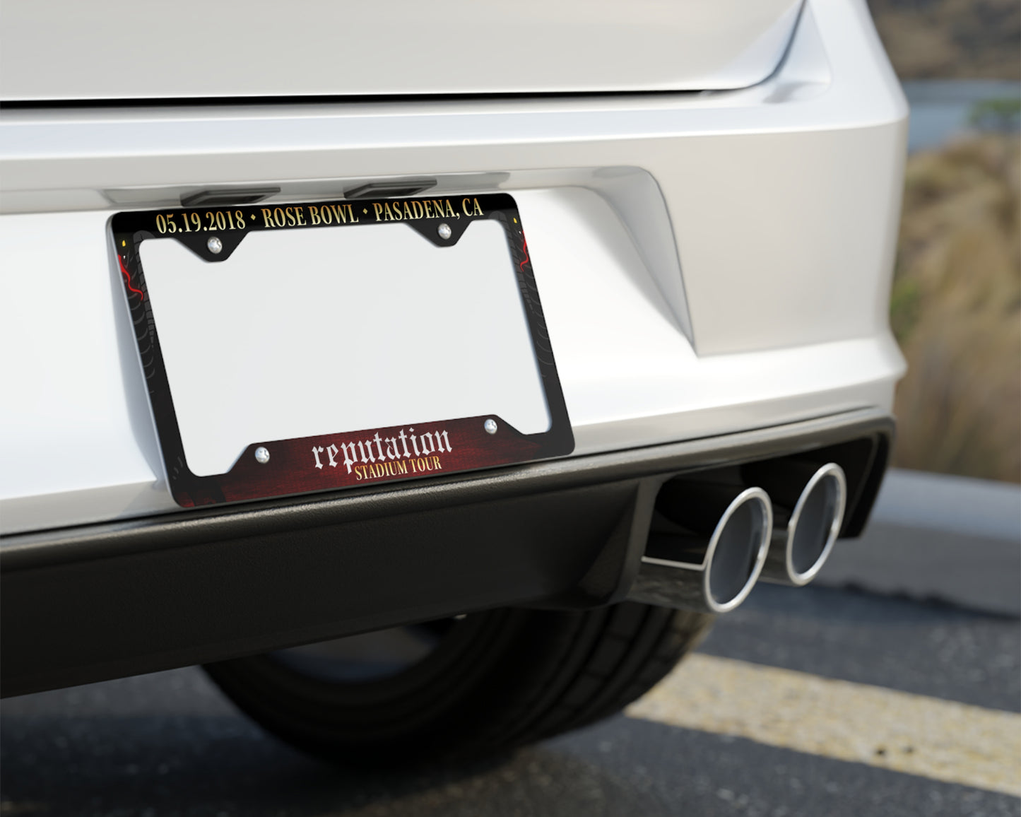 Reputation Stadium Tour license plate frame