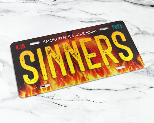 Sinners (2025) movie license plate