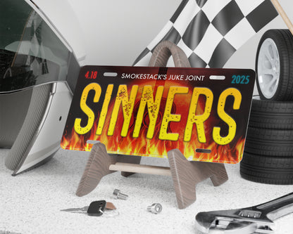 Sinners (2025) movie license plate