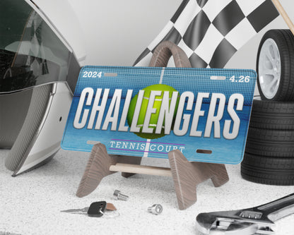 Challengers (2024) movie license plate
