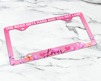 Lover era license plate frame