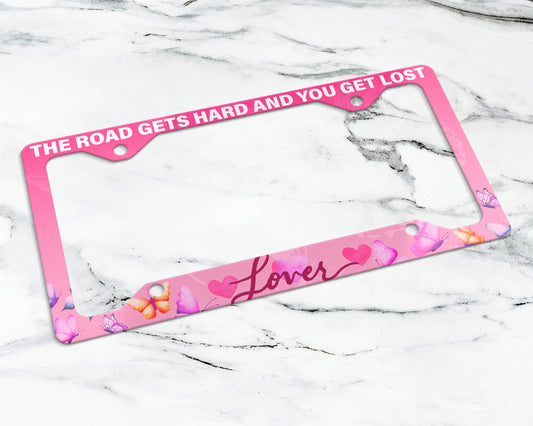 Lover era license plate frame