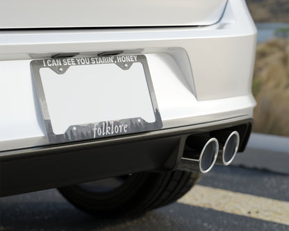 Folklore era license plate frame