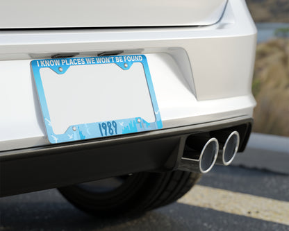 1989 era license plate frame