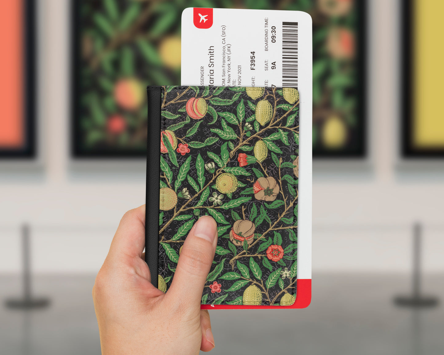 William Morris - Fruit Pattern passport cover