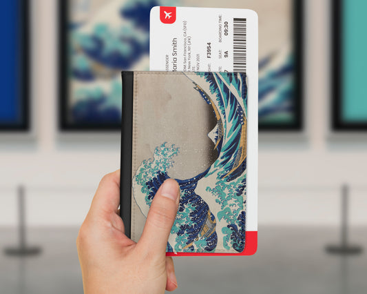 Katsushika Hokusai - The Great Wave off Kanagawa passport cover