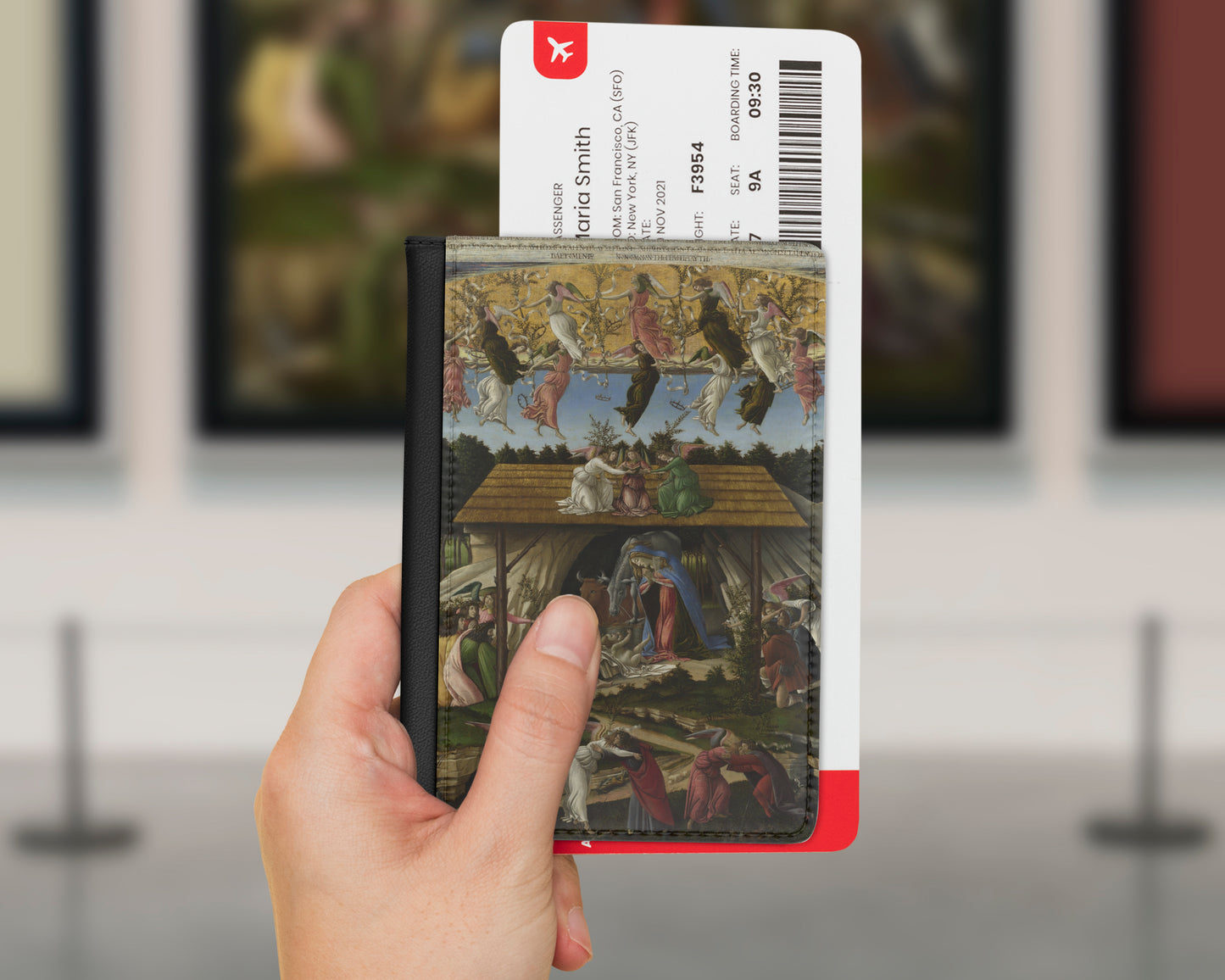 Sandro Botticelli - Mystic Nativity passport cover