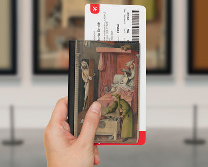 Hieronymus Bosch - Death and the Miser passport cover