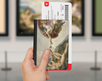 Michelangelo Buonarroti - The Creation of Adam passport cover