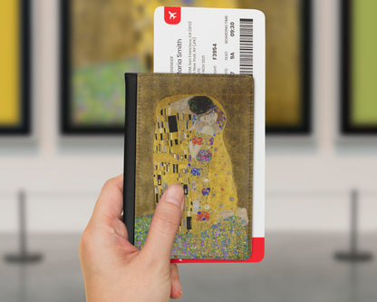 Gustav Klimt - The Kiss passport cover