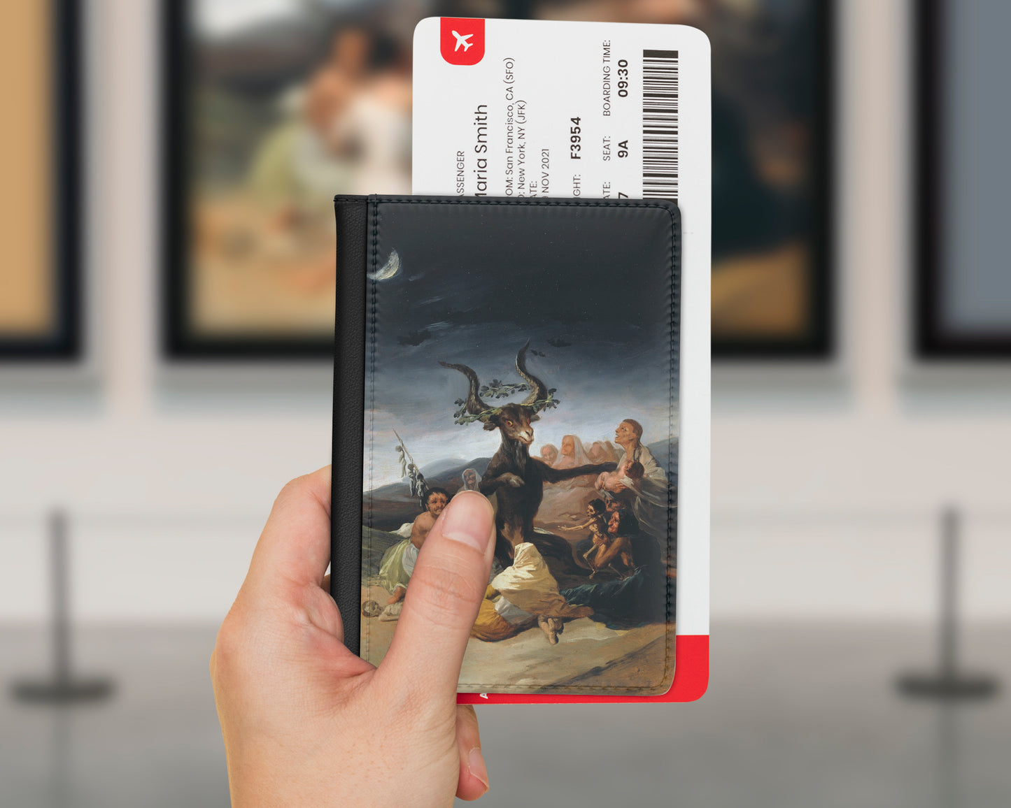 Francisco Goya - Witches' Sabbath passport cover