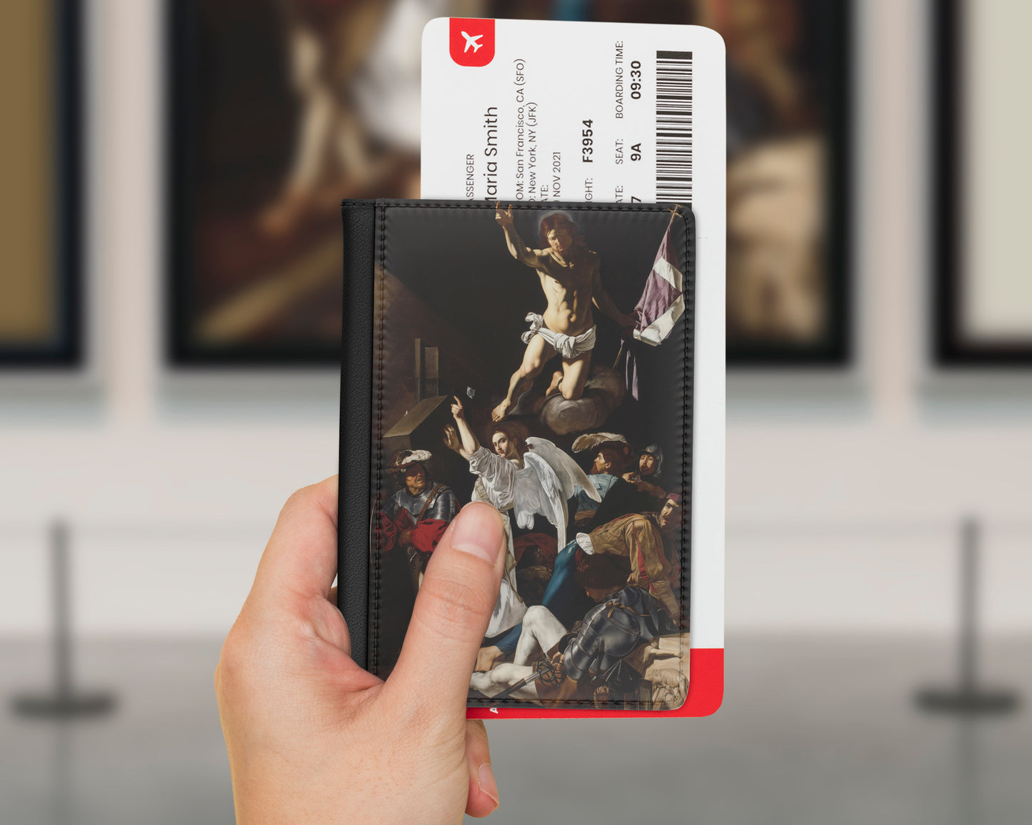 Cecco del Caravaggio - Resurrection passport cover