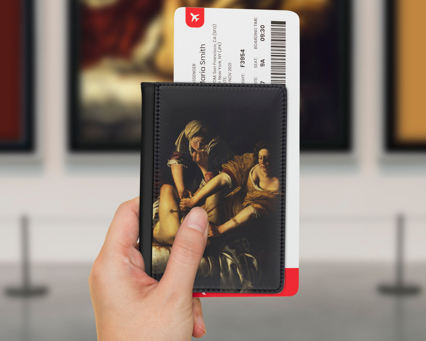 Artemisia Gentileschi - Judith Slaying Holofernes passport cover