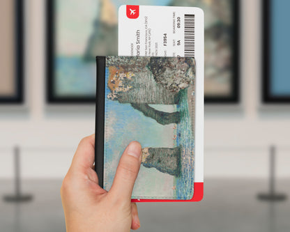 Claude Monet - Cliffs at Étretat passport cover