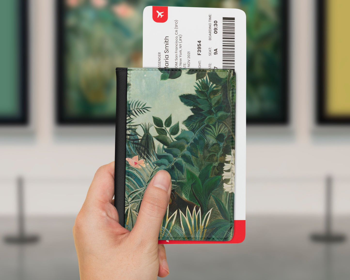 Henri Rousseau - The Equatorial Jungle passport cover