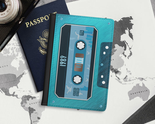 1989 era cassette tape passport cover