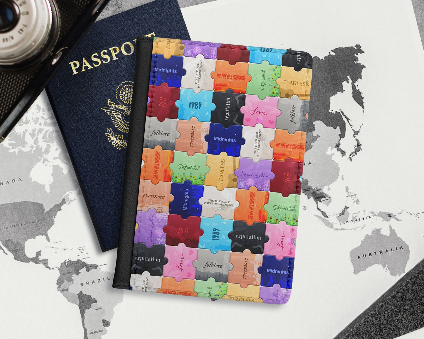The Eras puzzles passport cover