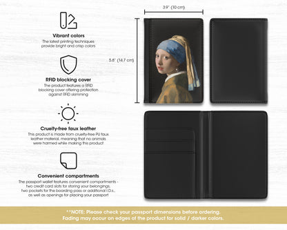 Johannes Vermeer - Girl with a Pearl Earring passport cover
