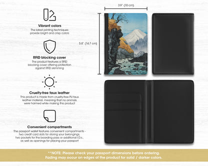 Hiroaki Takahashi - Foot of Mount Ashitaka passport cover