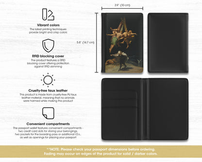 Francisco Goya - Witches' Flight passport cover