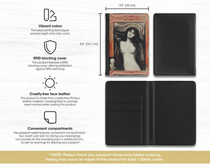 Edvard Munch - Madonna passport cover